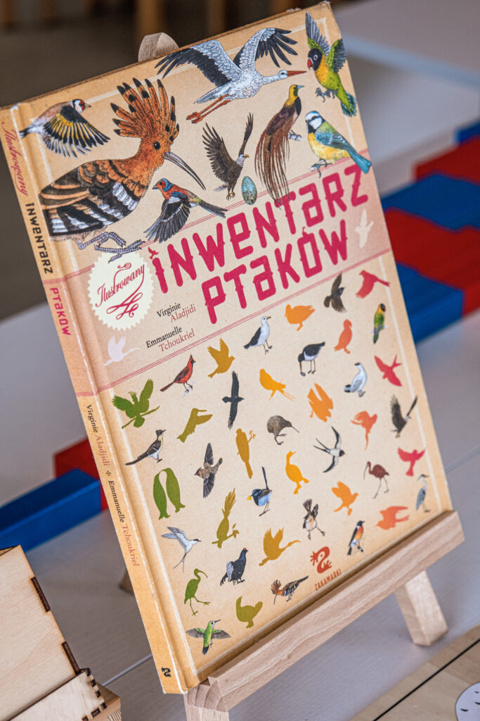 Materiały Montessori - Inwentarz Ptaków - Przedszkole Montessori - Leśne Ptaki i Leśna Akademia